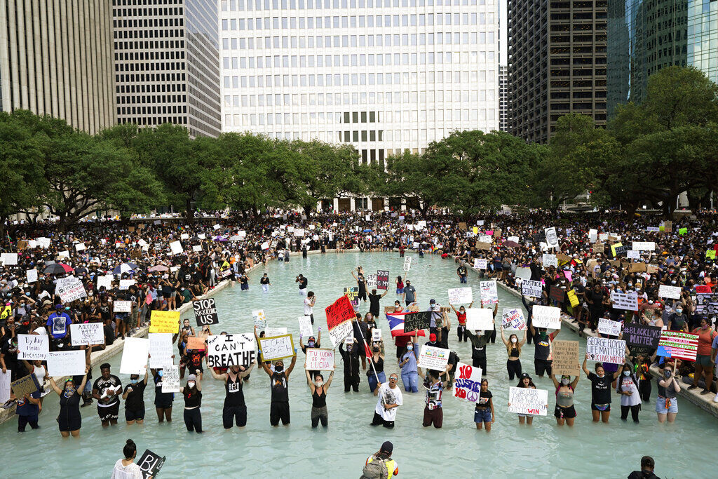 APTOPIX America Protests Houston